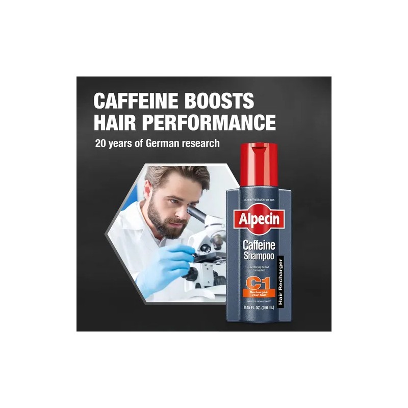 Alpecin Champú C1 Cafeína 8.45 Fl Oz Alpecin After Shampoo
