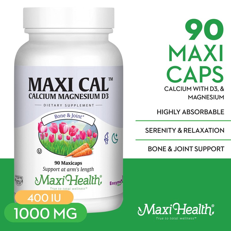 Calcium 1000 mg Supplement with Vitamin D3 (1000 IU) and