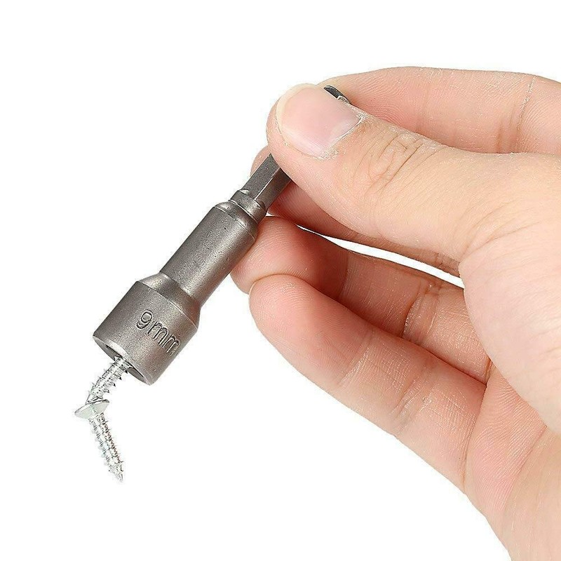 Vogueing Tool Hex Shank Bit Socket 1/4" 16MM Long Magnetic