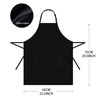 YONEEKSS 2 Pack Kitchen Apron Adjustable Bib Apron with 2