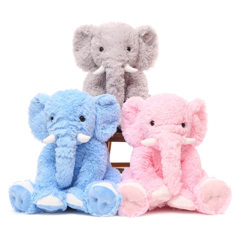 MorisMos Large Elephant Stuffed Animal, 19.6inch Soft Stuffed Elephant Plush
