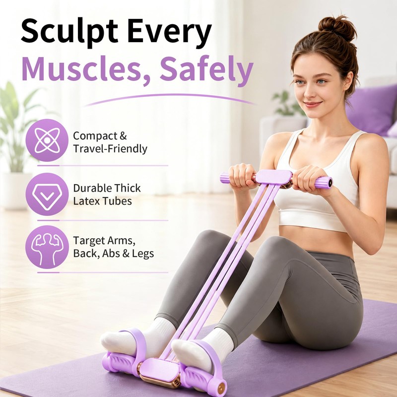 Flexella Pedal Resistance Band (Purple)