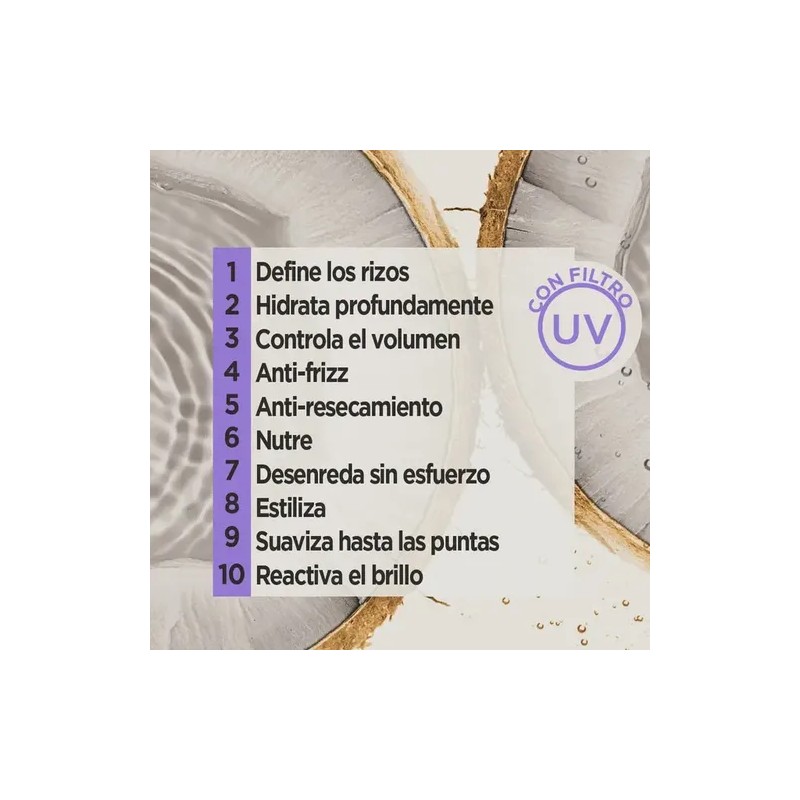 Crema Para Peinar Garnier Fructis Rizos Poderosos 300ml