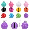 Pack of 60 Craft Bells, 22 mm, Colourful Metal Bells,