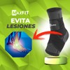 MAXFIT Tobillera de Compresión 1 Unidad, Protección Tobillos, Calcetines ,