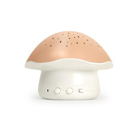 Pabobo by Angelcare - Night Projector - Musical Star - Mushroom - Nomadic Sleep - Night Light - Baby and Children - Lullaby or White Noise - Cry Sensor Optional - Timer - Pink