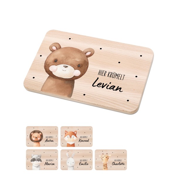 Bärenfreunde® - Individual Wooden Board with High-Quality Special Print for