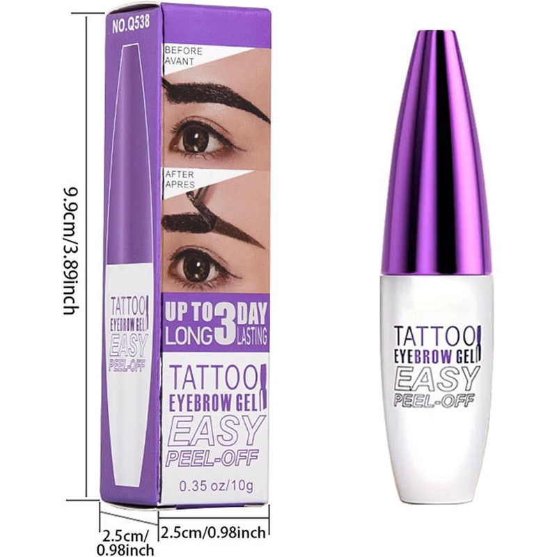 Erinde Gel para cejas peel-off,#02