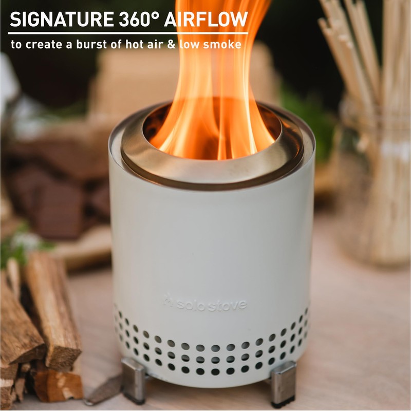 Solo Stove Mesa Deep Olive, Authentic Japanese Product, Secondary Burning,