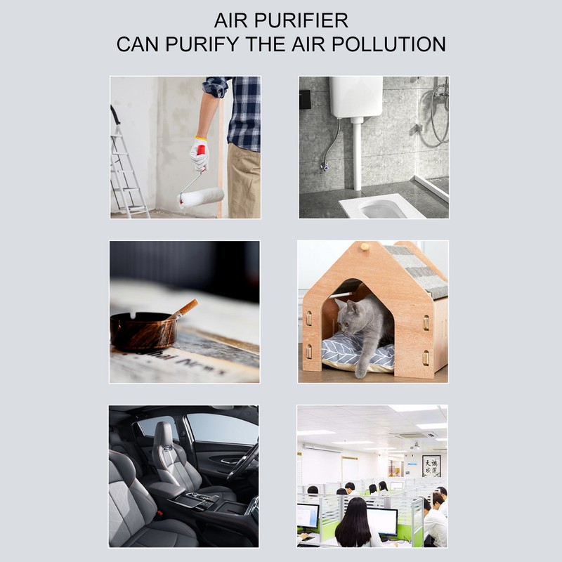 Air Purifier White Spaceman Shape Air Purification Negative Ion Purifier