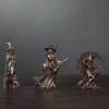 Copper Plated Witch Resin Crafts Home Decor Witch Wizard Resin