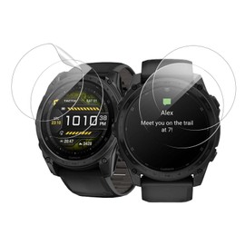 NOUKAJU [4pack] Screen Protector for Garmin Tactix 8-51mm, Smartwatch Screen Protector,Scratch-Resistant,High Transparency,Soft Screen Protector for Garmin Tactix 8-51mm(Non-Tempered Glass)
