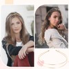 Yuomeaz 3 PCS Thin Metal Headbands, Gold Head Band, Gold