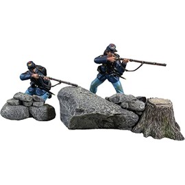 W. Britain American Civil War 31416 Union Soldiers Defending The Round Top 1:30 Scale Metal