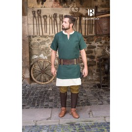Burgschneider - Aegir Short Sleeve Tunic - Green (Green, XL) (Tunic, New Heavy (100% Cotton)) - Unisex