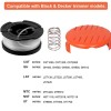 For BLACK+DECKER Replacement Trimmer Spool 1 Pack & Cap &