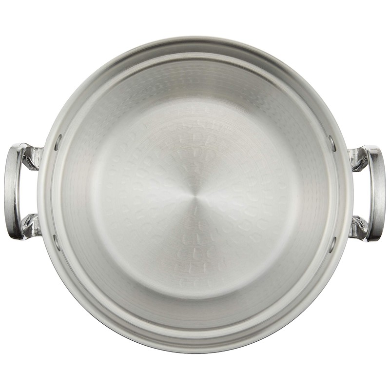 AKAO (akao) Don't Aluminum 打出 Circle with Pot 24 cm