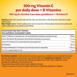 Emergen-C Emergen-C Immune Support Gummies, A Boost of Vitamins and Minerals, Orange, Tangerine & Raspberry Mix, 45 Gummies