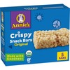 Annie's Organic Original Crispy Snack Bars, Gluten Free, 3.9 oz,