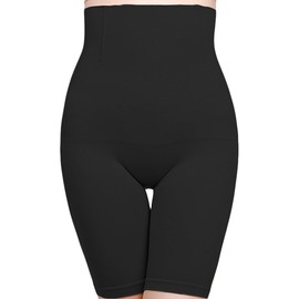 [JIOYIEO] 骨盤 ガードル 補正下着 レディース ハイウエスト【お腹引き締め・美尻ショーツ】ぽっこりお腹ギュッと引き締め骨盤 長時間履ける 柔らかい 通気 伸縮 履き心地 着圧 お腹 くびれ 太もも ヒップアップ 産後ケア (L, ブラック)