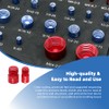 MENGBEI 44PCS Thread Checker, Nut and Bolt Thread Checker, Thread