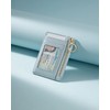 Vulkitty Women Wallet RFID Credit Card Holder Slim Front Pocket