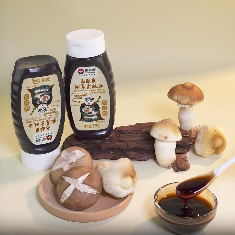 SGM Gluten Free Matsutake Vegan Oyster Sauce - Healthy Stir-Fry,