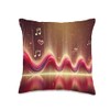 Wave Form Of A Love Song Audio Graphic Print Throw