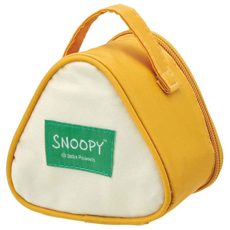 Skater KONC2 Insulated Rice Ball Lunch Bag, Snoopy Rice Ball,