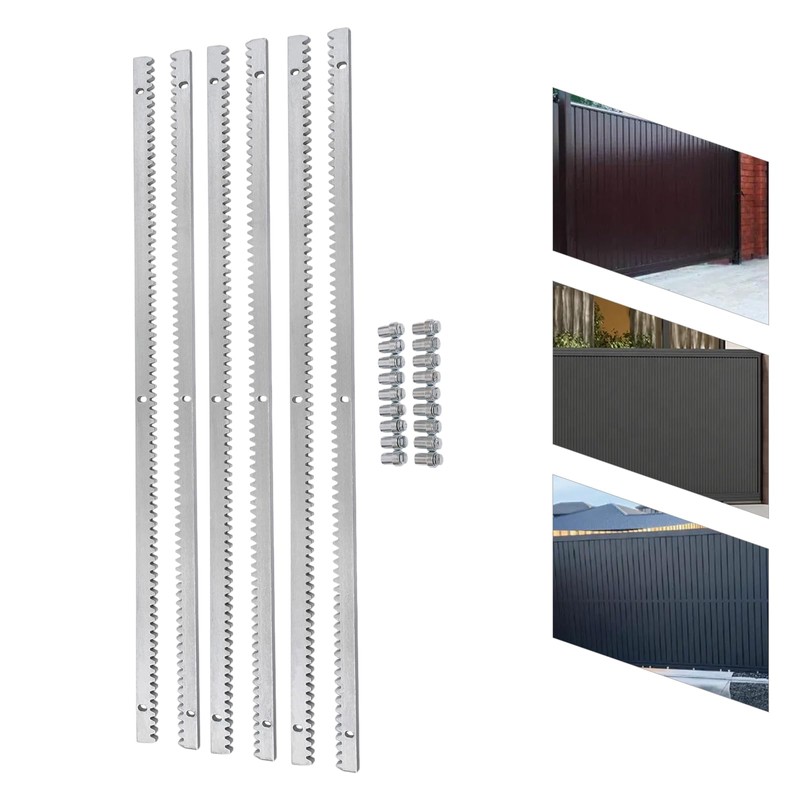 6Pcs Steel Gear Racks for Sliding Gate Opener Slide Door
