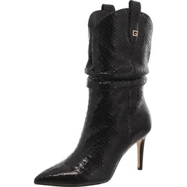 GUESS Women's BENISA Fashion Boot, Black Suede 004, 6