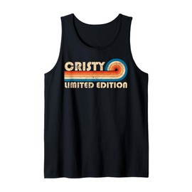 CRISTY First Name Funny Retro Vintage Birthday Tank Top