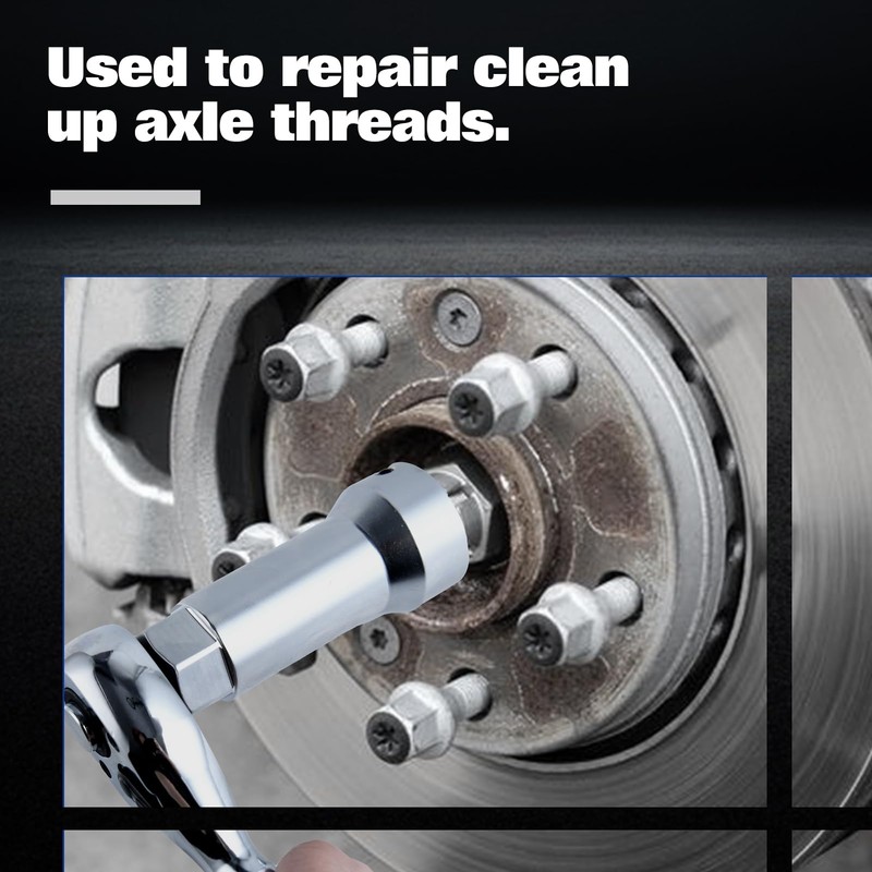 SPEEDWOX 10pc Axle Spindle Threading Set Axle Thread Repair Kit