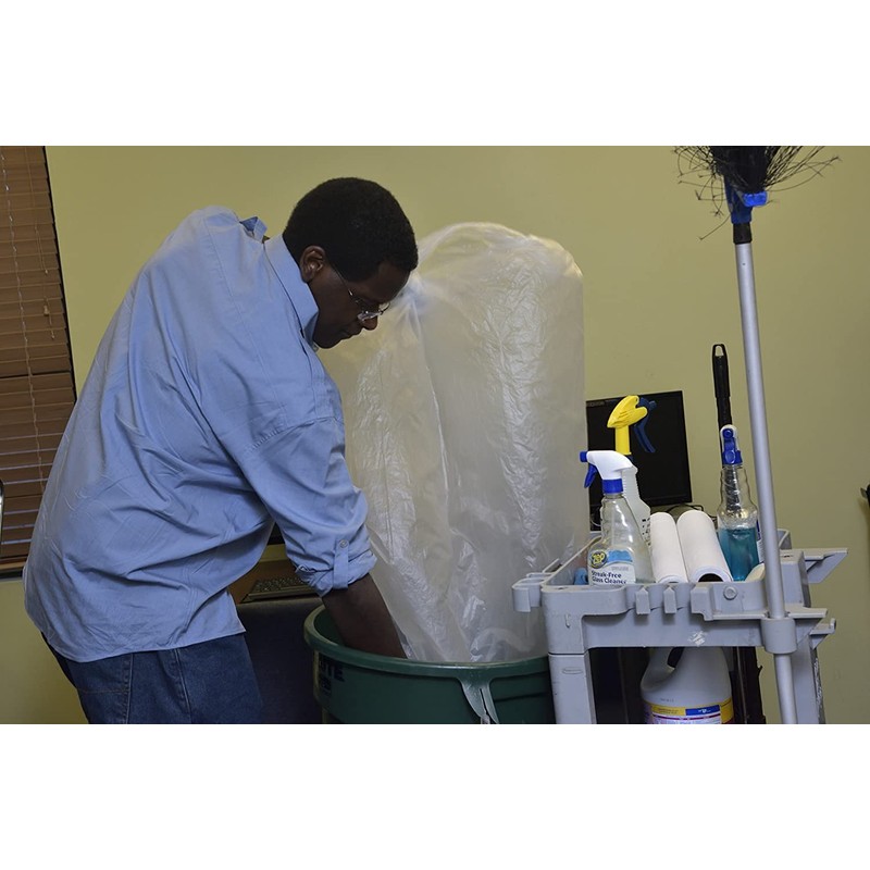 Aluf Plastics High Density Trash Bags, 10 Gallon, 1000 Count,