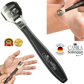 Camila Solingen CS22 Callus Remover for Feet and Hand, Dry Feet Treatment and Wart Removal, Razor Blade Scraper Foot Exfoliator, Pedicure Tools for Healthy Foot Care, Pedi Corn and Dead Skin Remover