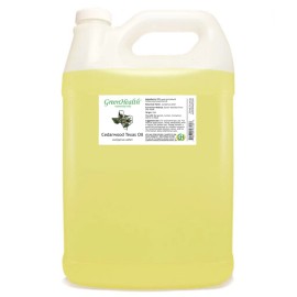 GreenHealth Cedarwood (Texas) Essential Oil - 1 Gallon Clear Plastic Jug w/ Cap GreenHealth