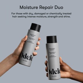 Odele Moisture Repair Sulfate-Free Shampoo & Conditioner Set, for Intense Hydration to Restore & Nourish Dry or Damaged Hair, 13 Fl Oz Each (2-Pack)