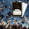 LoaHak Graduation Party gold black Invitations Graduation Invite Cards with