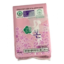 Organic Organic Ultra Slim Panty Liner 3 Packs, Choose 1 of 2 Types Regular 34P Long 28P Long 28P 3 Pieces / 유기농본 울트라슬림 팬티라이너 3팩 2종중 택 1 일반 34P  롱 28P 롱28P3개입