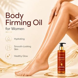 Body Firming Oil for Women, 2 Pack After Shower Oil for Dry Skin, Lightweight Non-Greasy Moisturizer for Arms Legs Belly