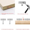 YEYIT Pack of 4 Floating Shelf Brackets, 4 Inch Shelf