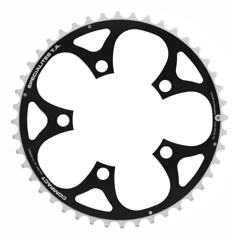 Spécialités TA Unisex's Compact 94pcd 5 Arm 9 Speed Chainring,