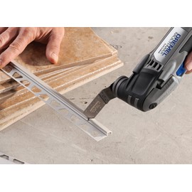 Dremel MM482 Bi-Metal Flush Cut Oscillating Multitool Blade, Ideal for Wood and Metal Cutting Applications - Universal Quick-Fit Interface Fits Bosch, Makita, Milwaukee, and Rockwell