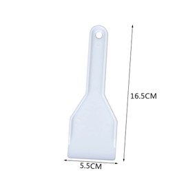 Refrigerator Ice Scraper White Plastic Flat Shovel Plastic Defroster Handheld for Deicing The Refrigerator
