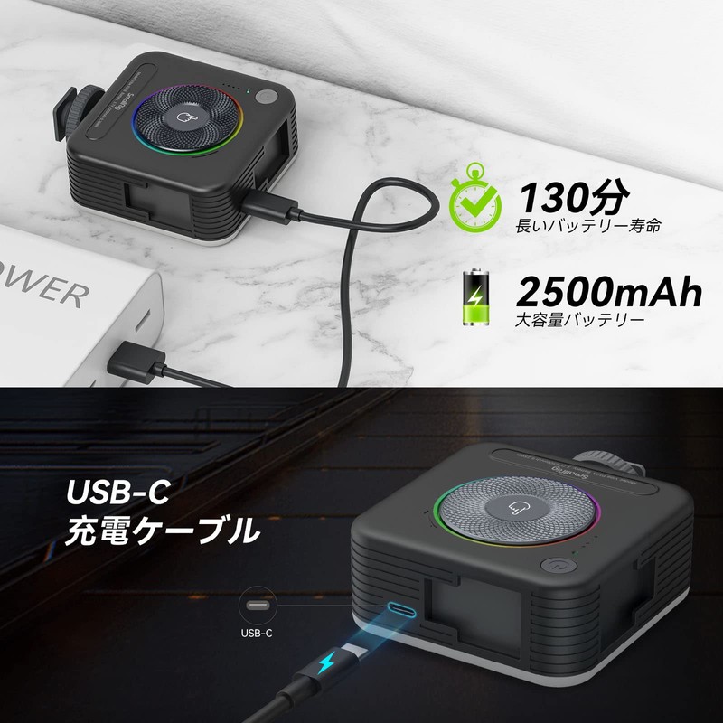 SmallRig 4055 Vibe P108 RGB Video Light, LED Video Light,