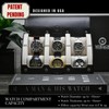 M Mirage Luxury Travel 6 Watch Display case Organizer -