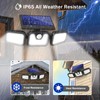 LONENESSL Solar Spotlight with Motion Sensor and 74 LEDs -