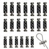 20 Pcs Upgraded Wire Rope Cable Clamps Double Hole Cable