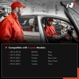 A-Premium Reverse Backup Parking Aid Assist Sensor Compatible with Select Toyota Models - RAV4 2014-2018, Tacoma 2015-2022, Tundra 2014-2021, Replace# 89341-0C010, 89341-0C020