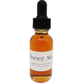 Channel: No. 5 - Type Scented Body Oil Fragrance [Glass Dropper Top - Brown - 1 oz.] - ID#36192